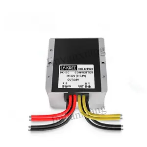 12v כדי 19v 20a25a כוח dc ממיר DC-DC דחיפה מודול שנאי כדי 19v רגולטורים מתח 19v רגולטורי מתח נוסף פגז אלומיניום גדול