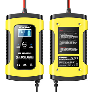 Cargador de Batería de Coche <span class=keywords><strong>12V</strong></span>, Cargador Automático Inteligente de Pulso para Baterías de Plomo-Ácido, Reparador y Mantenedor para Coches, Motocicletas, Cuatrimotos y Cortacéspedes - Product Image 2