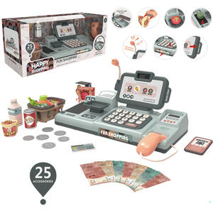 להעמיד פנים לשחק ילדי של סימולציה צעצוע קופה עם מחשוב תשלום זיהוי קול לשחק קופה - Product Image 3