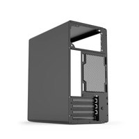 Boîtier d'ordinateur Galax M8 MicroATX, mini tour, châssis PC, cabinet de bureau, noir, pour la maison et le bureau, ports USB avant, panneau latéral en maille