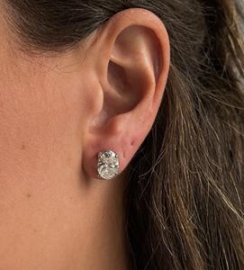 Premium Diamond <b>Stud</b> <b>Earrings</b> for Women 925 Sterling <b>Silver</b> Brilliant Luxury Elegant Fine Jewelry Birthday Anniversary Gift - Product Image 2