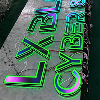 Letrero Luminoso Personalizado con Impresión 3D, Letras LED con Texto Personalizado para Tienda o Bar