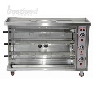 Four à rôtir électrique commercial OULI HEJ-3P à 3 niveaux, machine à rôtir le poulet, minuterie, nettoyage facile, 380V pour restaurants - Product Image 2