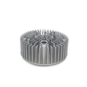 Custom Clear Anodizing CNC lathe Rectangular Fins Cold Foging AL1060 AL1050 Pure Aluminum Heat Sink