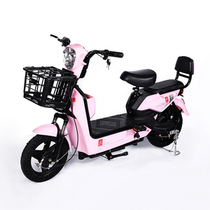 Bicicletta Elettrica da Città 48V 350W con Pneumatici Sottovuoto da 14 Pollici e 2 Posti per Adulti - Product Image 4