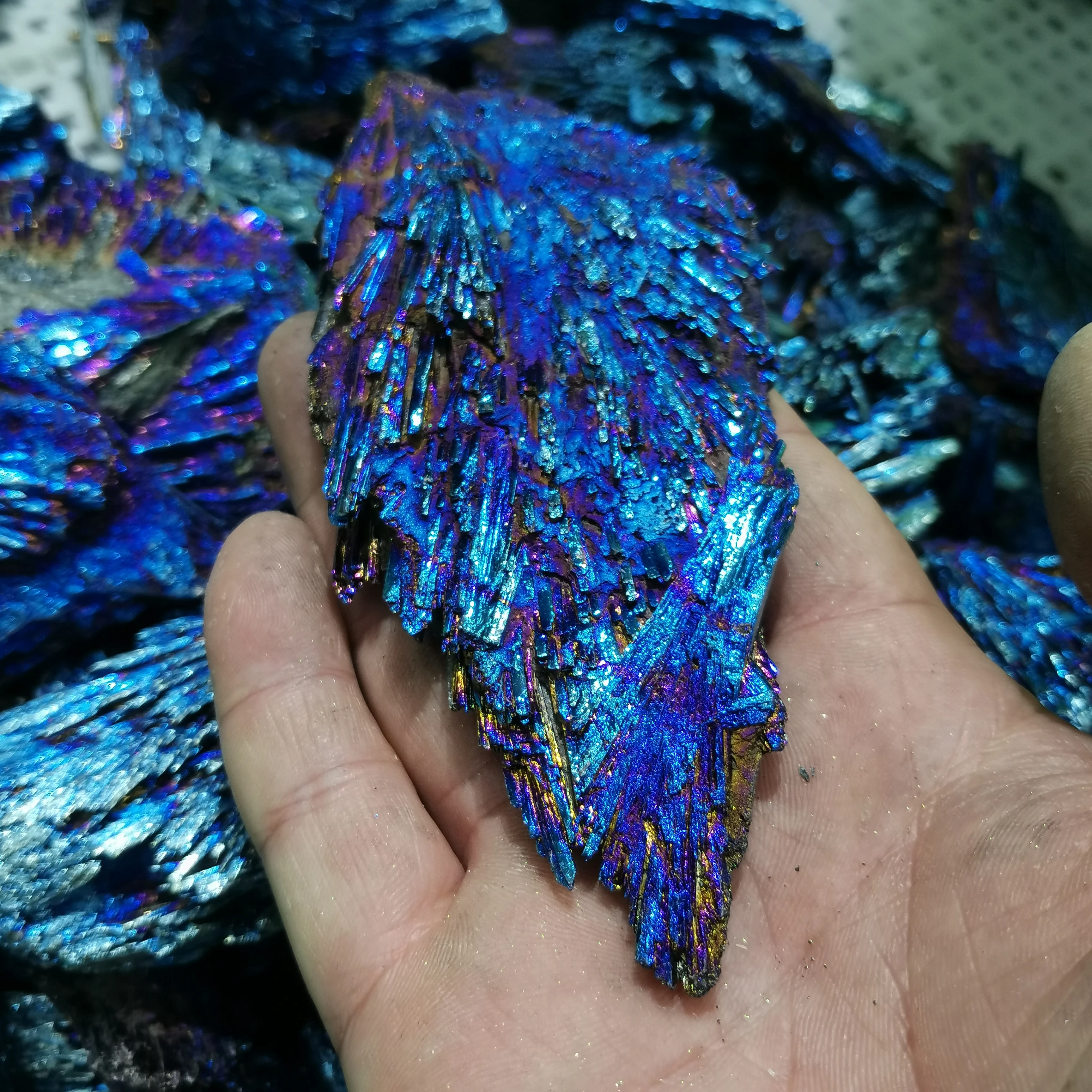 Природный высококачественный титановый Радужный турмалин кристалл кварц минералы