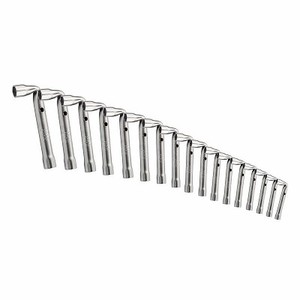 Clés Allen Usag 1/4 po en acier au chrome-vanadium, qualité industrielle, longueur 3 3/8 po, plaquées chrome, mesure impériale - Product Image 1