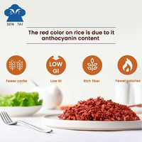 Riz Shirataki Asiatique Instantané Précuit Sans OGM Konyaku Glucomannane Riz Rouge Konjac Sain Sans OGM Complément Alimentaire