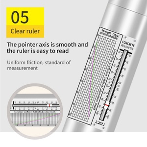 Dijital Beton Geri Tepme Çekici <span class=keywords><strong>Test</strong></span> Cihazı (Schmidt Çekici) 10-60MPa, 2.207J, Sesli Uyarı, USB Veri Aktarımı - Product Image 6