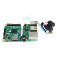5MP OV5647 modul kamera Fisheye, sudut lebar 175 derajat dengan IR-CUT untuk Raspberry Pi 3B + 4B