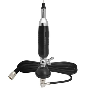 Antenna GM-2883, ALAN 9 Antenna Mobile per Auto in Acciaio Inox per Trunk CB 26-28MHz, Impedenza 50 Ohm, Radiazione Omnidirezionale - Product Image 4