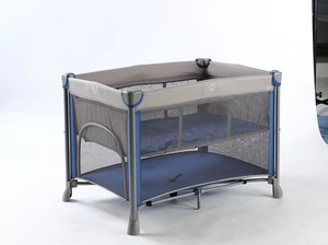 Lit de voyage pliable HBB à une main, confortable, avec deux couleurs, quatre coins et quatre filets en maille - Product Image 3