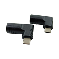 5,5*2,1mm Buchse zu USB 3.1 Typ C-Stecker DC-Stroma schluss 65W 90-Grad-Netzladeadapter Typ C Stecker Konverter anschluss Neu