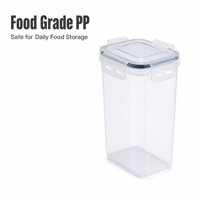 Boîte de stockage d'aliments en vrac Flip Top Bec verseur Large Bouche Hermétique En Plastique Sans BPA Cuisine Garde-Manger Conteneur De Céréales