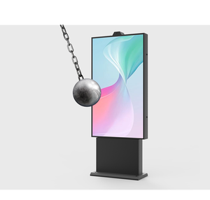 우아한 디자인 야외 수직 LCD 디스플레이 인터넷 광고 장비 55 65 75 인치 PIS 초박형 디지털 화면 - Product Image 3