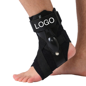 Attelle <span class=keywords><strong>de</strong></span> cheville réglable en néoprène avec plaque latérale rigide, personnalisable avec logo, pour la rééducation sportive, hommes et femmes - Product Image 1