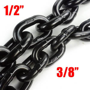 1/2 ''X 10FT Binder <span class=keywords><strong>Chain</strong></span>, G80 Abschlepp kette mit Gabelkopf-Greif haken, Pfund sichere Arbeitslast, Transport kette - Product Image 6
