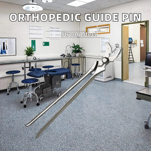 Orthopedic Guide Pin Trocar Veterinary Surgical Instruments Kirschner Steinman K <b>Wire</b> Kirschner <b>Wires</b> Steel CE CHC CHC-1024 - Product Image 2