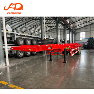 Remorque <span class=keywords><strong>squelette</strong></span> légère à cadre renforcé pour le transport de conteneurs en entrepôt logistique au Kenya et en Tanzanie – Stock disponible - Product Image 3