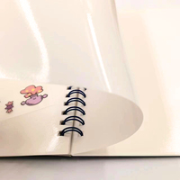 Logo personnalisé disponible en service album personnalisé rebut réutilisable journal papier planificateur autocollant livre pour enfant