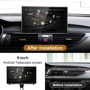 STWEI 8G 128G Android14 9 pouces Carplay AUTO pour AUDI 2012-2018 Année A6 A7 C7 Lecteurs vidéo de voiture GPS Navi Écran intelligent Bluetooth - Product Image 3