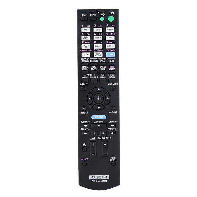 New Replacement RM-AAU168 Remote Control Fit for SONY Audio / Video Receiver DVD Home Theater System Amplify