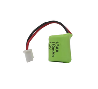 Piles rechargeables Ni-Cd AA mini ManHua 300mAh 1/3AAA 1.2V en plastique