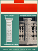 Moule de garde-corps pour balcon/cour de villa, formage de précision, facile à construire, haute capacité de charge, réutilisable