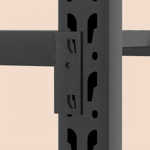 Rayonnages en acier sans bouchon noirs personnalisés Système de stockage sélectif en rayonnage à palettes pour entrepôts Rayonnages métalliques empilables - Product Image 3