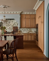 Grandes armoires de luxe personnalisées cuisine pour villa maison grande île pour fête taille personnalisée