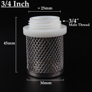 ตะแกรงสเตนเลสสตีลขนาด1/2 ~ 2นิ้วเครื่องกรองน้ำบ่อสระว่ายน้ำและตู้ปลา - Product Image 3