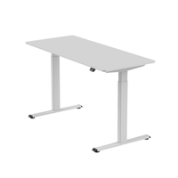 Meilleures ventes - Bureau électrique convertible extensible à double moteur en acier, table réglable en hauteur, pieds de table design moderne, mobilier intelligent