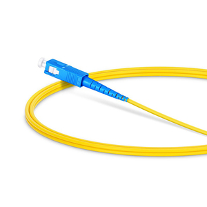 Cavo Patch in fibra 1 fibra SC UPC Simplex a SC UPC Simplex monomodale (OS2) Riser (OFNR) 2.0mm cavo Patch a tampone a tenuta gialla - Product Image 3