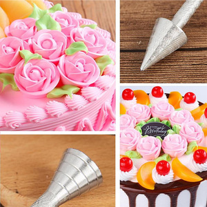 Ugello per <span class=keywords><strong>pasticceria</strong></span> crema per glassa fiori strumenti per fare ugello per tubazioni supporto per cono di cottura bastoncini di <span class=keywords><strong>rosa</strong></span> decorazione per torte in lega di alluminio - Product Image 6