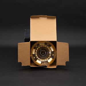 Frutero <span class=keywords><strong>de</strong></span> Cristal Dorado Estilo Árabe con Base - Product Image 4