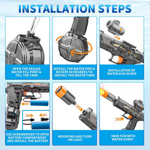Водяной пистолет для взрослых, Детский Электрический водяной пистолет, <span class=keywords><strong>2</strong></span> шт. - Product Image 6
