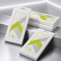 Boîtes d'emballage électroniques plates et minces écologiques en gros pour accessoires d'appareils photo et de téléphones portables, personnalisables en carton blanc
