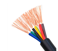 Kabel Fleksibel PVC Berselubung H05VV-F 2 3 4 5 Inti 0.75mm 1.5mm 2.5mm Standar IEC 60227