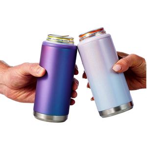 Refroidisseur à vin moderne en acier inoxydable à double paroi, anti-fuite, 12 oz - Product Image 1