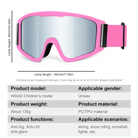 Masque de ski avec protection UV400, lunettes de neige, équipement de sécurité pour le ski, verres photochromiques polarisés, lunettes de snowboard, fabricant personnalisé