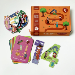 Trẻ Em Của Tự Làm Giáo Dục Số Học Tập Ghép Hình Câu Đố Nhà Máy Làm Phim Hoạt Hình Phong Cách Đồ Chơi Làm Của Giấy Cho Chơi Và Học Tập - Product Image 2