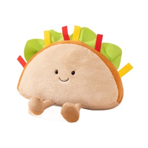 Cuscino di pane tostato con patatine fritte e Pizza riempita con il regalo di compleanno per bambini in cotone PP - Product Image 3