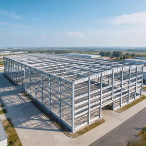 โครงสร้างเหล็กชุบสังกะสี อาคารโครงสร้างเหล็กพีบี โรงเก็บของโครงสร้างเหล็ก ชิ้นส่วนประกอบที่ทนทานต่อสภาพอากาศ - Product Image 3