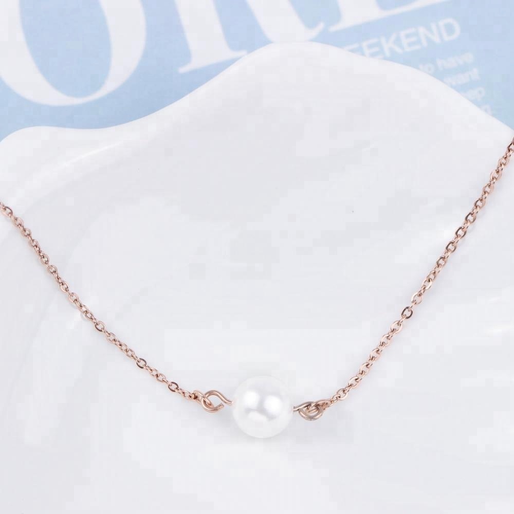 da de acero inoxidable Moneda de Oro colgante gargantilla collar de múltiples capas de agua dulce perla encanto collar de cadena