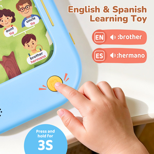 ของเล่นพูดได้ Joycat Pocket Speech Toys 80 ใบ บัตรคำศัพท์สอง<span class=keywords><strong>ภาษา</strong></span> อังกฤษ-<span class=keywords><strong>สเปน</strong></span> บัตรคำศัพท์เสริมพัฒนาการทางประสาทสัมผัสและการเรียนรู้ภาษา บัตรคำศัพท์พูดได้เพื่อการศึกษา - Product Image 4