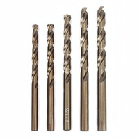 SU'S TIN HSS M42 foret 1.0-9.0mm outils de coupe à torsion à tige droite acier inoxydable DIN 338 matériau en alliage Standard