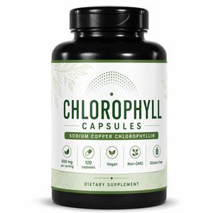 Offre Spéciale : Capsules de Chlorophylle Verte Biologique Antioxydante Splina – Extrait de Haute Qualité en Vrac pour Adultes, Santé, Végétalien, Sans Gluten, 60 Gélules - Product Image 1