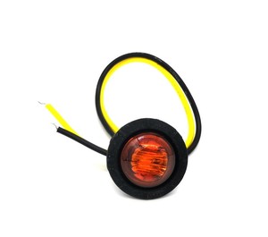 Feux de position latéraux LED rouges, blancs et ambre 12-24V, lampe de contour pour camion, remorque, fourgonnette, bus - Product Image 6