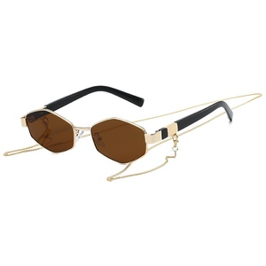 Gafas de Sol Vintage de Lujo de Metal Ligero para Mujer, Estilo Europeo Americano, con Lentes UV400 - Product Image 5