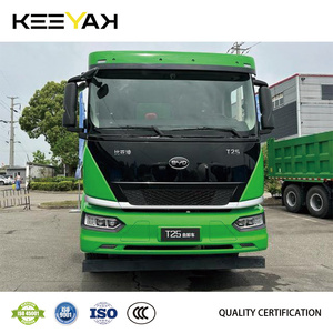 รถบรรทุกไฟฟ้า Byd T25 ระยะฐานล้อ 3950-1400 มม. รถดัมพ์ไฟฟ้า ขับเคลื่อน <span class=keywords><strong>6x4</strong></span> สำหรับการขนถ่ายด้วยตัวเองและการเทท้ายรถอย่างรวดเร็ว - Product Image 2